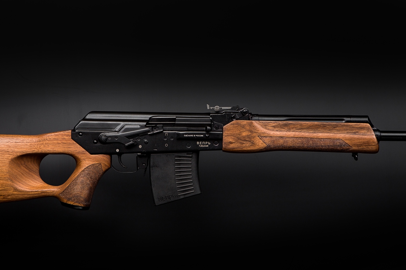 Карабин Вепрь (ВПО-123), к.7,62*54, б/о, пласт., L=520