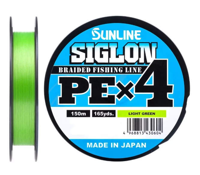 Леска плетеная Sunline Siglon PE X4, dark green, 150м, 0,185